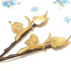 Leaf Branch Bobby Pin Set - Woodland Collection - Whimsical - Nature - Bridal